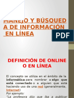 Informacion en Linea Diapositivas