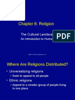 Chapter 6: Religion: The Cultural Landscape