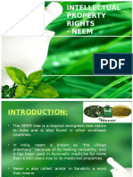 Intellectual Property Rights - Neem