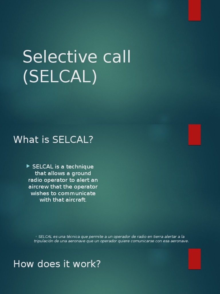 SELCAL: Comunicación Aérea Selectiva | PDF | Electrónica | Informática ...