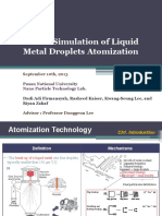 Numerical Simulation of Liquid Metal Atomization