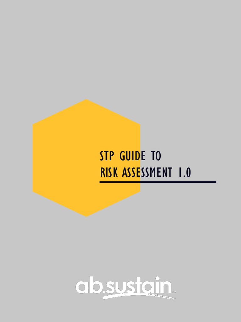STP-guide To Risk Assessment 1.0 | PDF | Risk Assessment | Risk