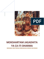 Mokshartam Jagadhita Ya CA Iti Dharma Mengubah Hidup Menuju Kebahagiaan Duniawi Dan Rohani