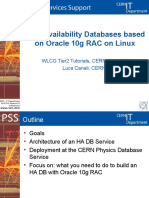 Oracle 10g RAC HA Linux Databases