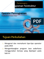 3 - Operator Pemrograman