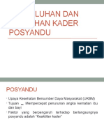 Penyuluhan Dan Pelatihan Kader Posyandu