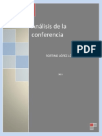 Análisis de La Conferencia