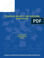 Tecnicas de Analisis y Caracterizacion