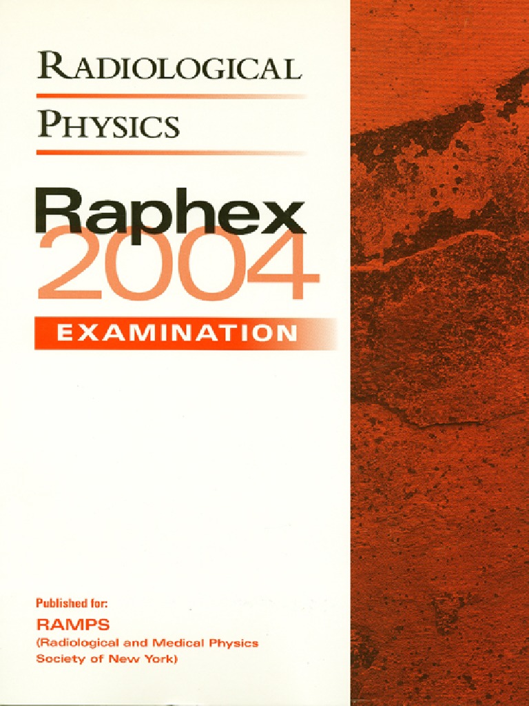 Raphex 2004 Questions | PDF