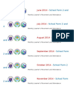 School Form 2 and 4: June 2014