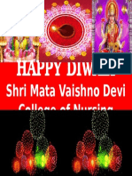 Happy Diwali: Shri Mata Vaishno Devi College of Nursing