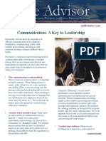 LifeMatters Leadership Communication 2014