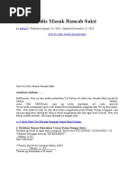 Download Soal Tes Tulis Masuk Rumah Sakit by Bubundada Veronica Ohl SN332988293 doc pdf