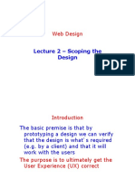 Lecture 2 - Scoping The Design