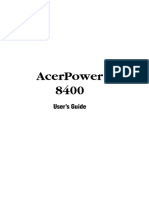 Acer Power 8400 Manual