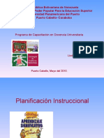 Planificacion Instruccional