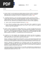 Exercício Cash Flow Afo IV