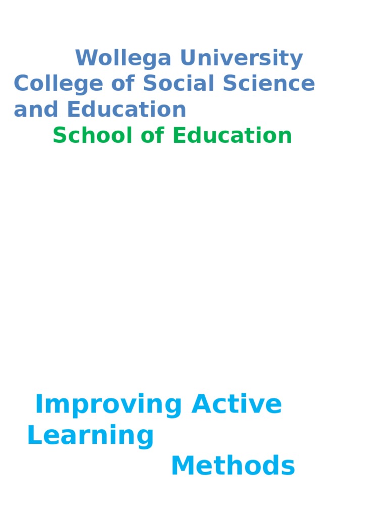 Wollega University College of Social Science and Education | PDF ...