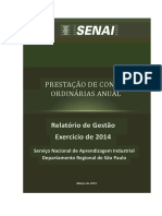 SENAI Relatorio de Gestao 2014