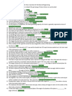 Multi Choice Question for Mechanical Engineering