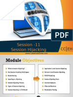 Session - 11 Session Hijacking: Title of The Presentation