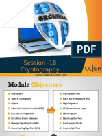 Session - 18 Cryptography: Title of The Presentation