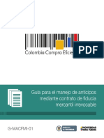 Guia para El Manejo de Anticipos Mediante Contrato de Fiducia Mercantil Irrevocable