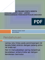 Singkronisasi Palang Pintu Kereta Dengan Lampu Lalu Lintas