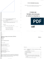 BASTOS. Curso de Teoria Do Estado e Ciência Política CpI - Introdução a TGE