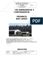 Plan de emergencia granja avícola