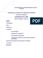 Conductismo y su influencia en la educación tradicional.doc