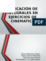 Aplicación de Integrales en Ejercicios de Cinematica..