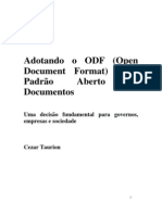 Adotando o ODF (Open Document Format) Como Padrão Aberto de Documentos