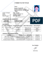 Curriculum Vitae: Personal Data