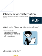 Observación Sistemática