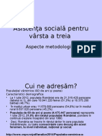 Asistenţa Socială Pentru Vârsta A Treia