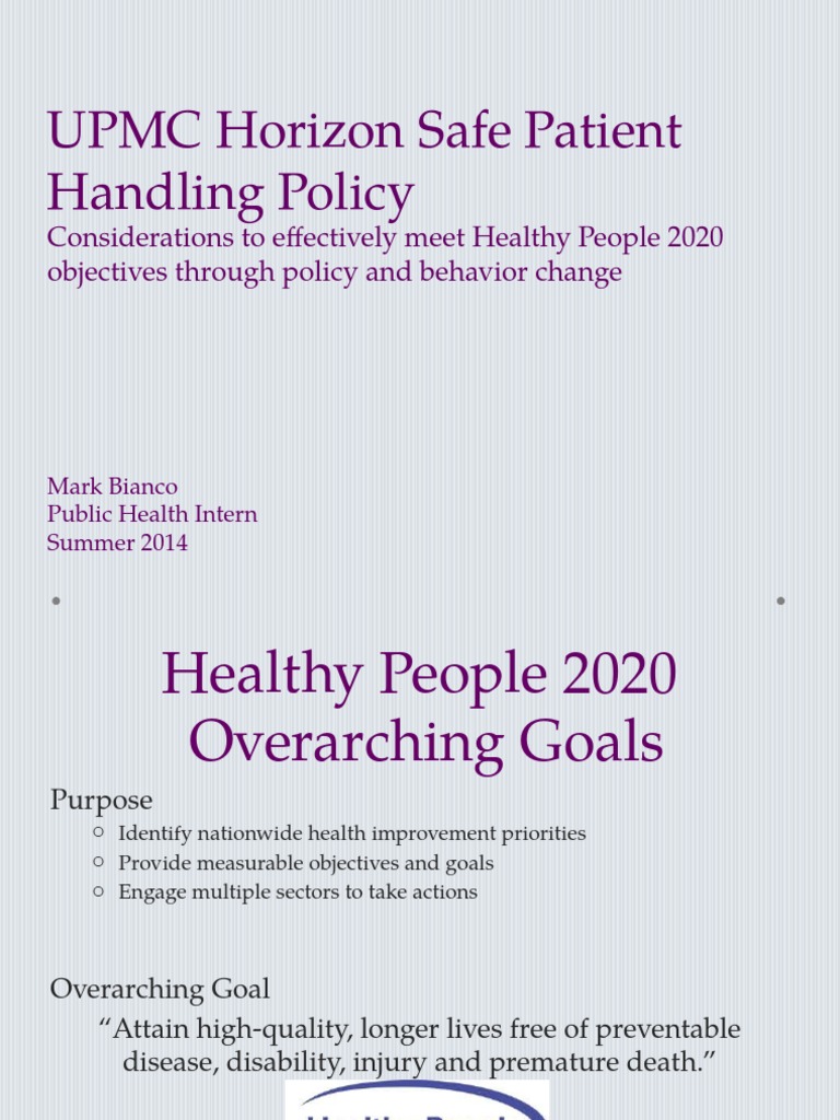 safe patient handling program proposal Occupational Safety And Health