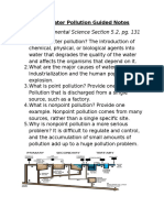 Freshwater Pollution Guided Notes