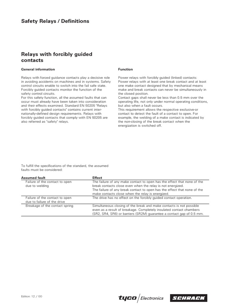 Safety_Definitions.pdf | Relay | Switch 86 lockout relay diagram 