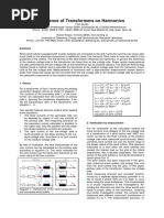 Influence of Transformers On Harmonics: Equation (1) Dyn5