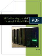 HPC - Running Parallel 'C' Code Through PBS-MPI User Guide: Kfupm