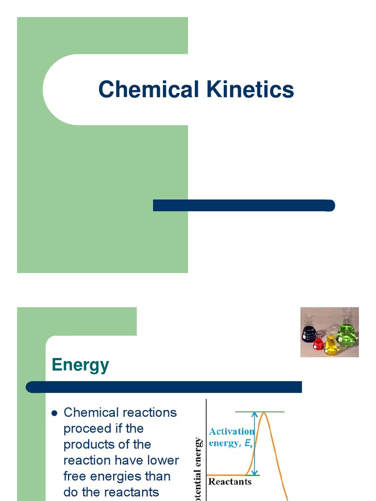 Chemical Kinetics | PDF | Reaction Rate | Activation Energy