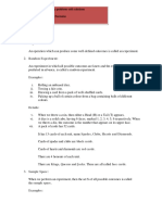 Experime NT:: Probability Problems With Solutions Important Formulas