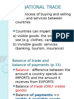 International Trade and Transport