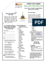 2016 Tax Credit Form