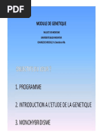 Medecine-Intro Genetique Monohybridisme