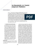 Testing For Non-Gaussianity On Cosmic Microwave Background Radiation