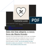 Komono Love Isso Me Traz Alegria o Novo Livro Ilustrado de Marie Kondo