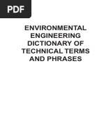 Environmental Engineering Dictionary of Technical Terms and Phrases