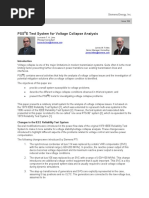 PSSE System Test For Voltage Collapse Analysis